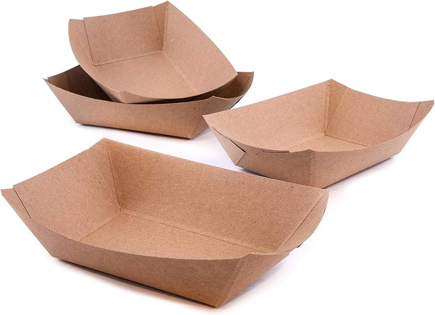 [BdC-00043] Bandeja Carton 5lb Kraft