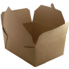 Bandejas Carton Delibox Kraft #1  5X4X2.5 Waves