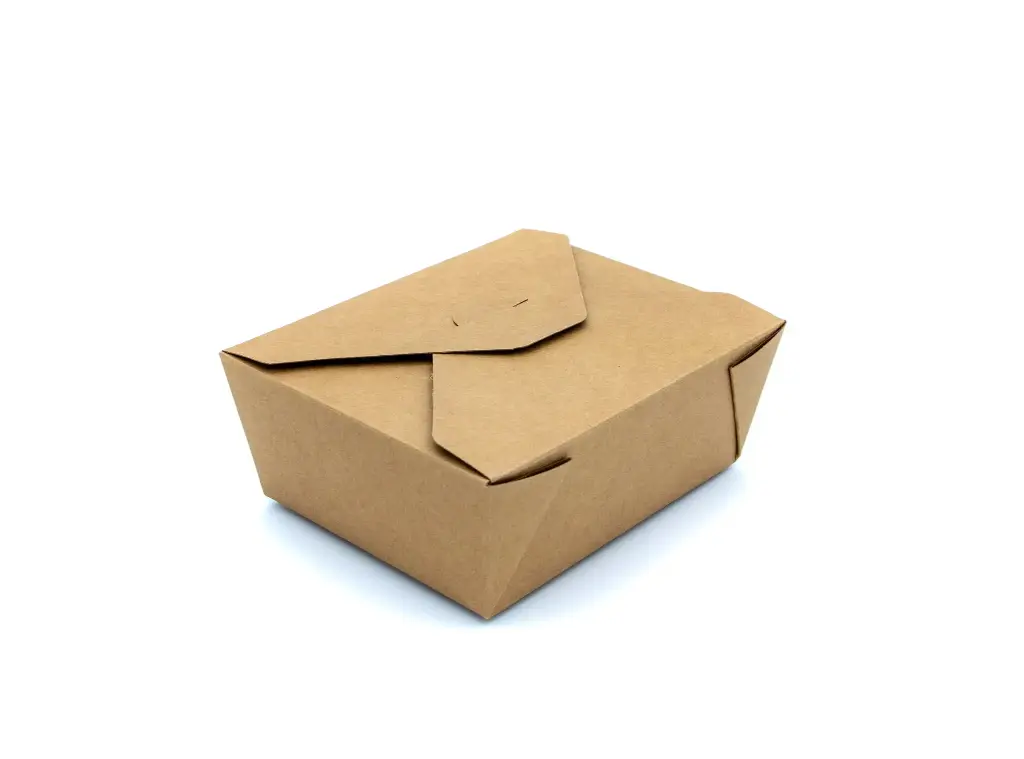 [BdC-00047] Bandejas Carton Delibox Kraft #4 7.75 In x 5.5 In x 3.5 In