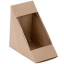 [EdC-00025] Envase Papel Sandwich Wedge 3x4.75x4.75 Kraft