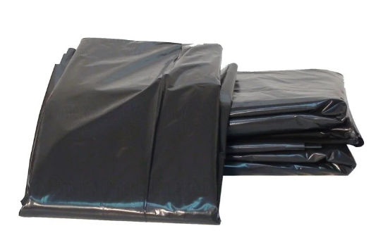 Funda Plastica Baja Densidad 55Gl Negra