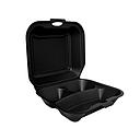 [BdF-00086] Paquete Bandeja Foam Doble Con Division Negra