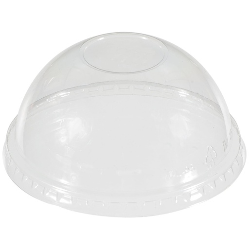 Tapa PET Domo Sin Hoyo 9oz 12oz 92mm