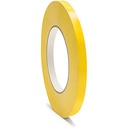 Tape Sellar Funda 3/8X180Yds Amarillo 3"Core