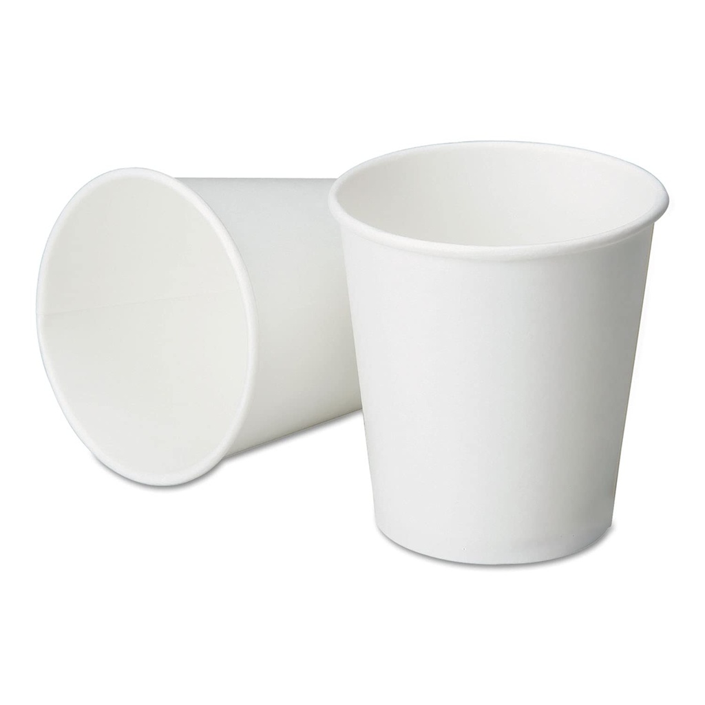 Vaso Papel 8oz Blanco 80mm