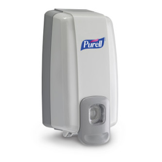 Dispensador De Gel Sanitizante Purell 2120-06Nxt (Space Saver Push-Style) Gris Claro
