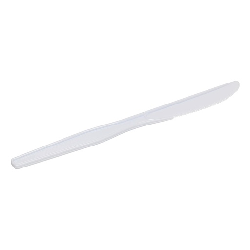 [Ctria-00096] Cuchillo Plastico Blanco Medium Weight