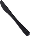 Cuchillo Plastico Negro Heavy Weight