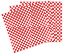 Papel Deli Rojo Cuadros 12x12